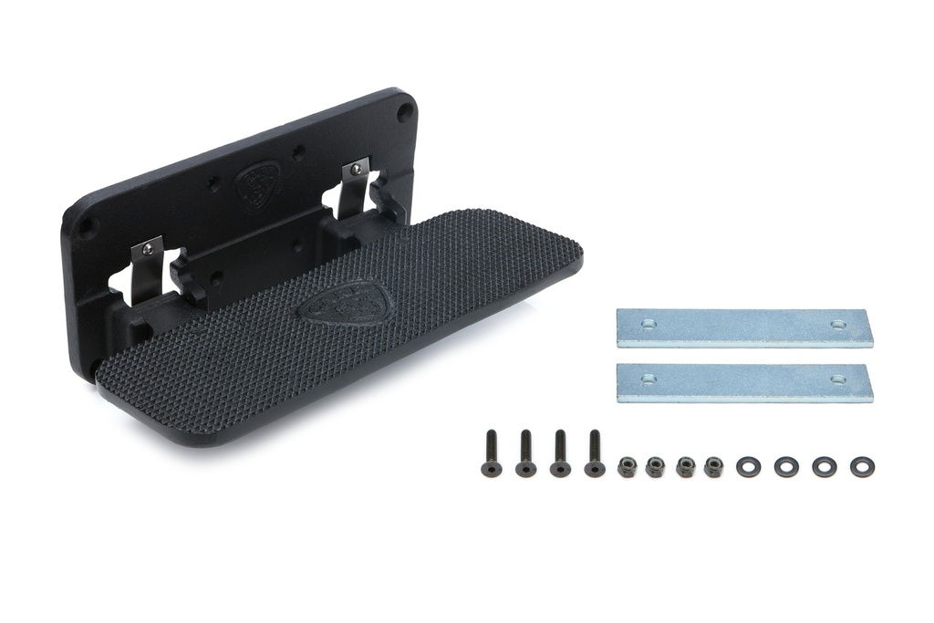 Carr - Mega Step Flat Mount Black Powder Coat