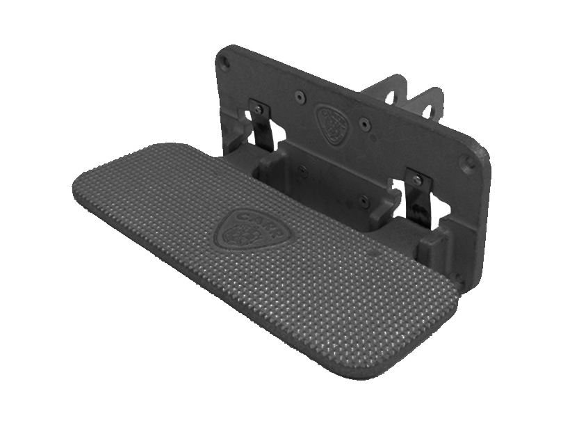 Carr - Mega Step Hitch Mount Black Powder Coat