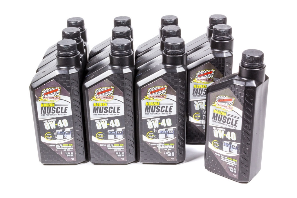 [CHO4402H-12] Champion Brand - Modern Muscle 0w40 Oil Case 12x1Qt Full Syn.