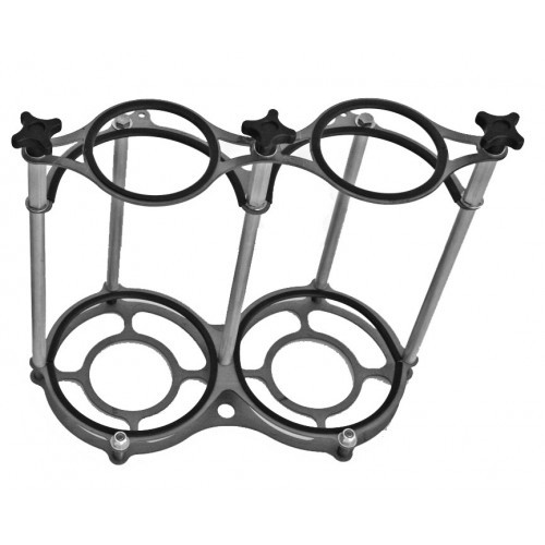 [CCE5500A] Chassis Engineering - Dual Nitrous Bottle Bracket Stand-Up Style