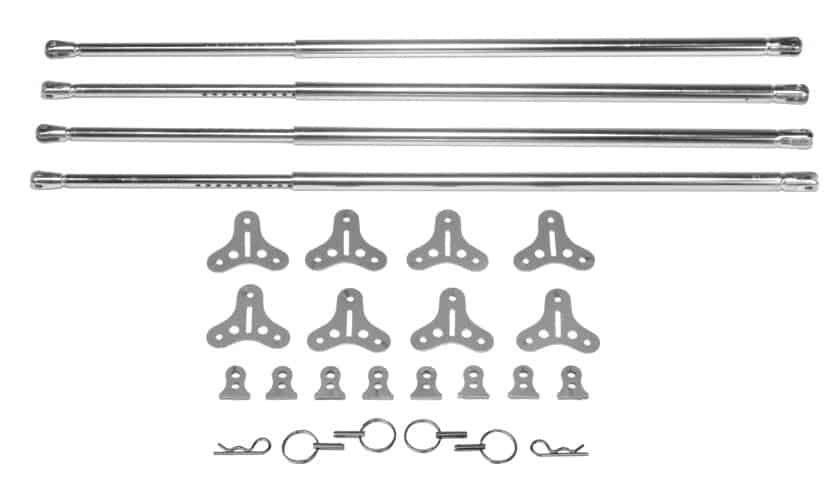 [CCE8015] Chassis Engineering - Pro-Wing Strut Rod Kit