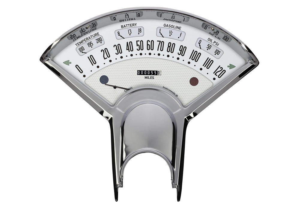 [CLABET00W] Classic Instruments - Bel Era Gauge Set White