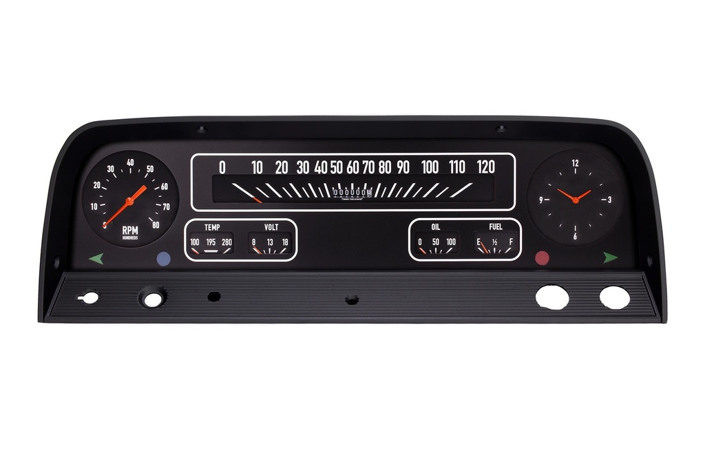 [CLACT64B] Classic Instruments - 64-66 Chevy Truck Cluster Black