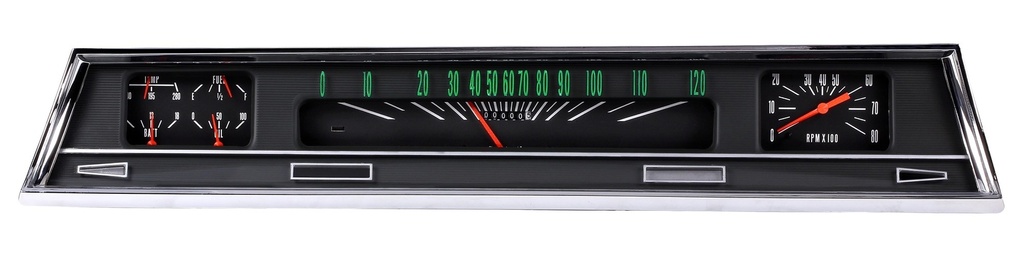 [CLACV66B] Classic Instruments - 66-67 Chevelle Gauges Black