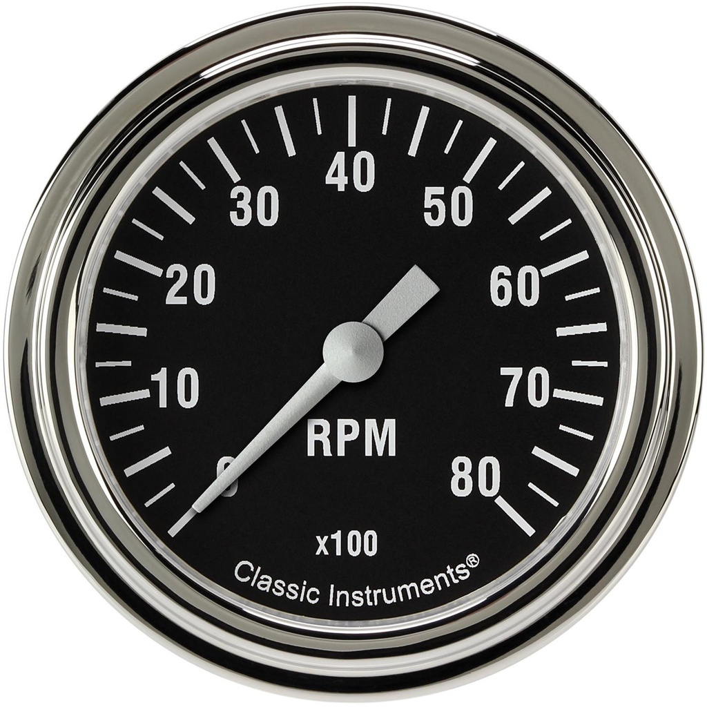 [CLAHR383SLF] Classic Instruments - Hot Rod Tachometer 2-5/8 Full Sweep