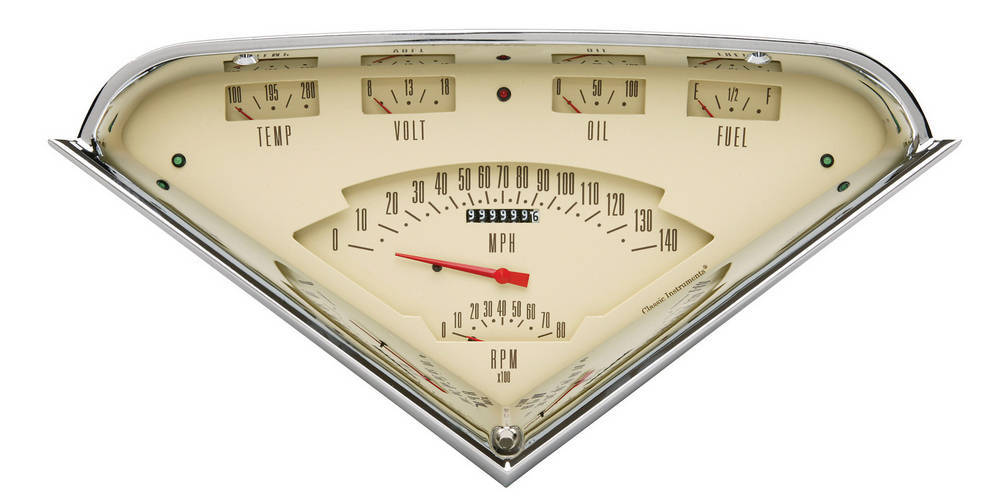 [CLATF01T] Classic Instruments - Tach Force 6 Gauge Set Tan