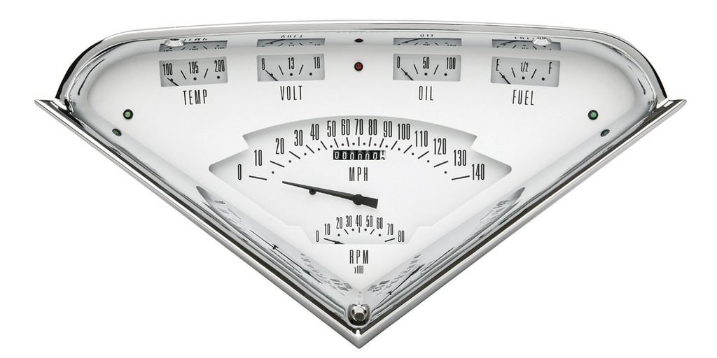 [CLATF01W] Classic Instruments - Tach Force 6 Gauge Set White