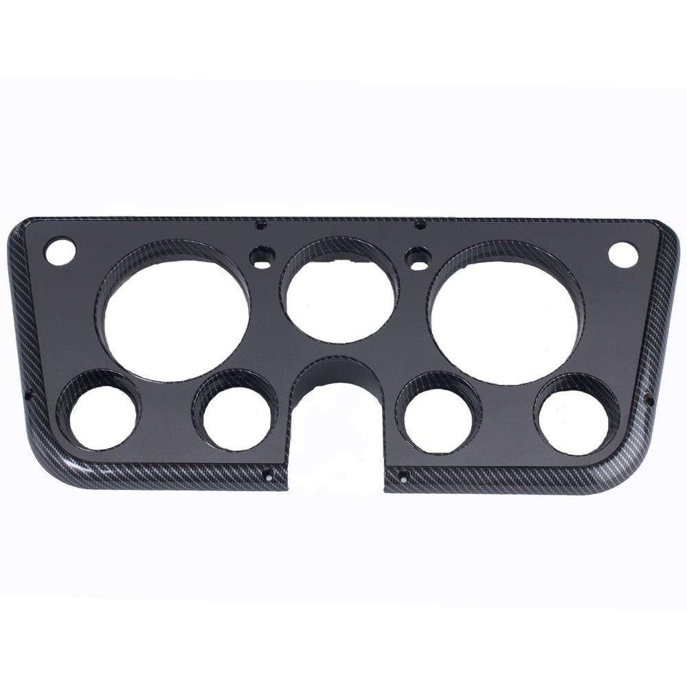 Clayton Machine Works - Gauge Bezel 67-72 GM P/U Carbon Fiber With Gray