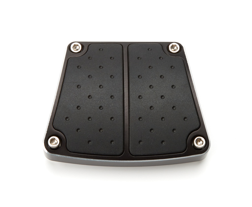 [CMWBPM-206-B] Clayton Machine Works - Billet Brake/Clutch Pedal Cover Black