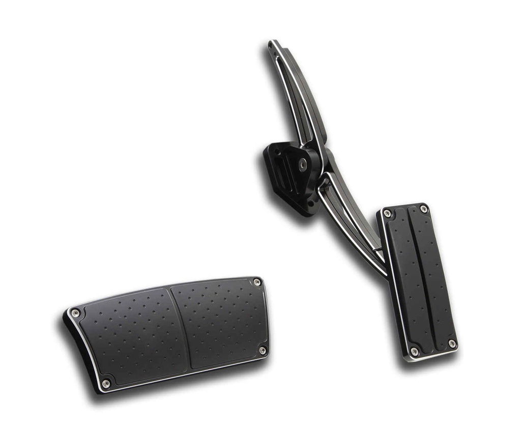 [CMWTA-206-BKA2] Clayton Machine Works - Throttle Pedal Kit Black 70-81 Camaro Auto Trans