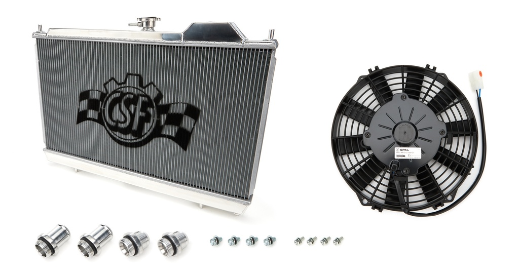 [CSF7075] Csf Cooling - Radiator Mitsubishi Evo 7/8/9 - Full Size Slim