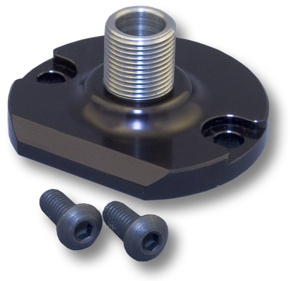[CVROFA65] Cvr Performance - Billet Alum Spin On Filter Mount