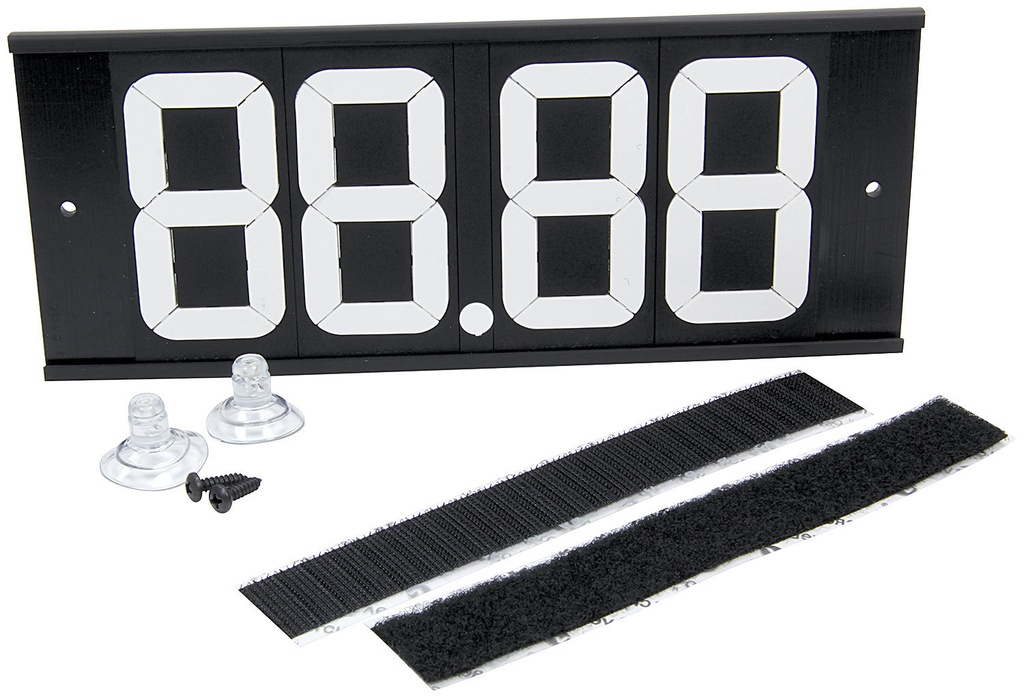 Allstar Performance - Dial-In Board 4 Digit W/ Suction Cups And Velcro