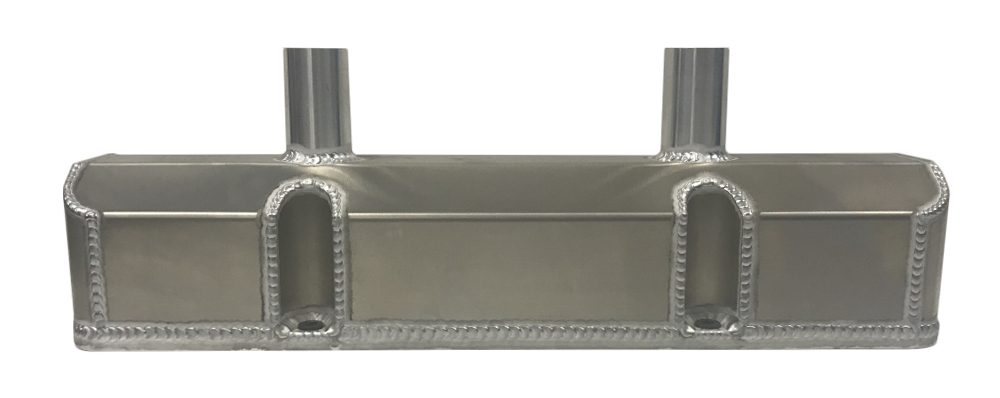 [CHACP1147-6] Champ Pans - SBC LH Fab Alm Valve Cover W/2- Tubes