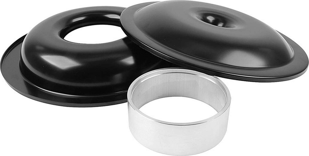 Allstar Performance - LW 14in A/C Kit Black No Element 2in Spacer