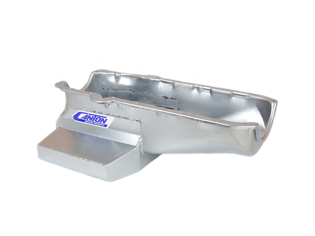 [CAN11-122M] Canton - SBC 7in Wet Sump Pan 80-85 w/RH Dipstick