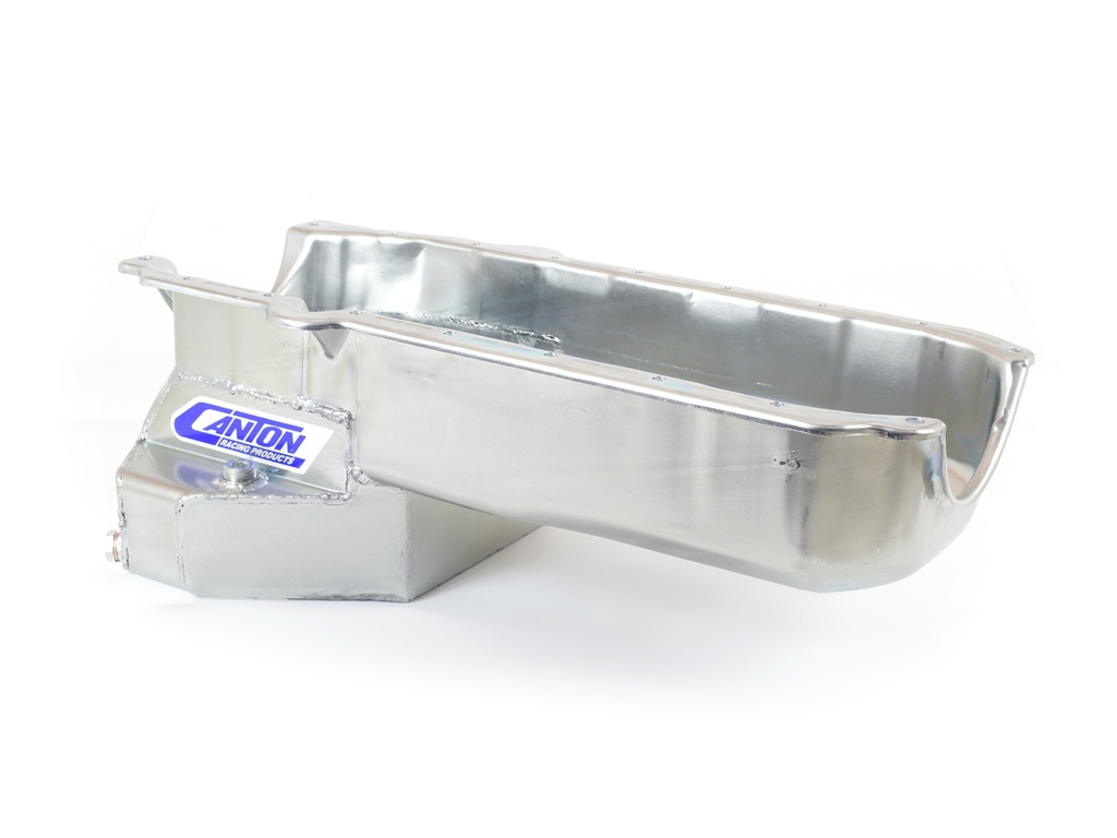 [CAN15-244T] Canton - SBC R/R Oil Pan - 7qt. W/1pc. Rear Main