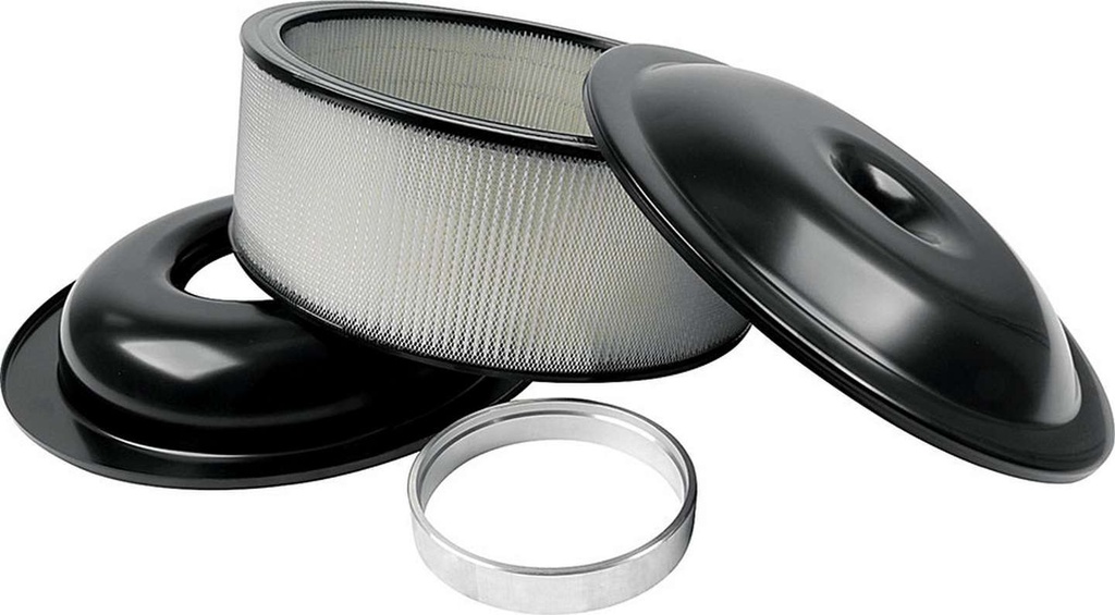 Allstar Performance - LW 14in A/C Kit Black 5in Paper Element