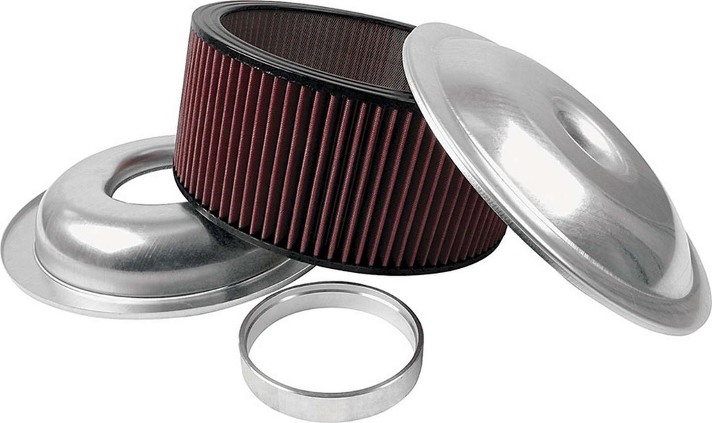 Allstar Performance - LW 14in A/C Kit Plain 6in Washable Element