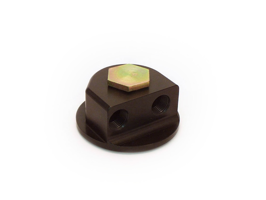 [CAN22-592] Canton - Chevy 90 Deg. Remote Oil Filter Adapter