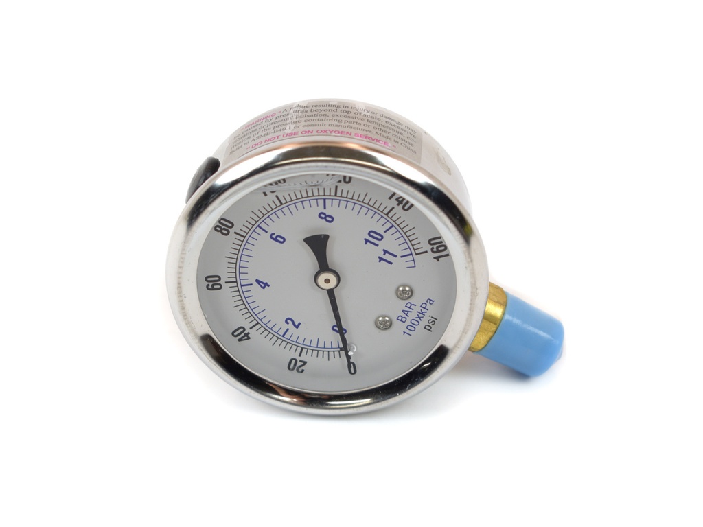 Canton - S/S Accusump Gauge 0-160psi- Liquid Filled