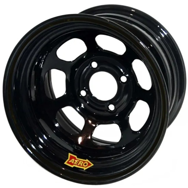 [ARW36-184540] Aero Race Wheels - Wheel 13x8 4in 4.50in Bc Black W/Bead Humps