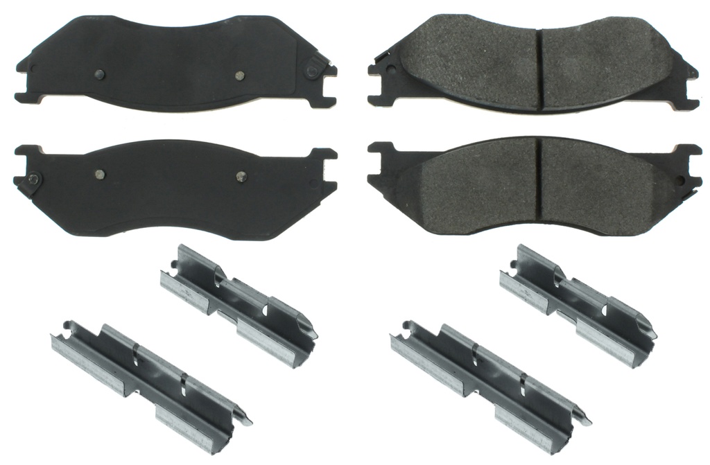 Centric Brake Parts - Premium Semi-Metallic Brake Pads With Shims