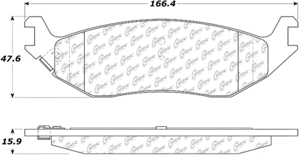 [CBP306.08980] Centric Brake Parts - Fleet Performance Brake Pads With Hardware