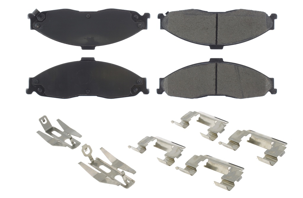 [CBP105.07490] Centric Brake Parts - Posi-Quiet Ceramic Brake Pads With Shims And Har