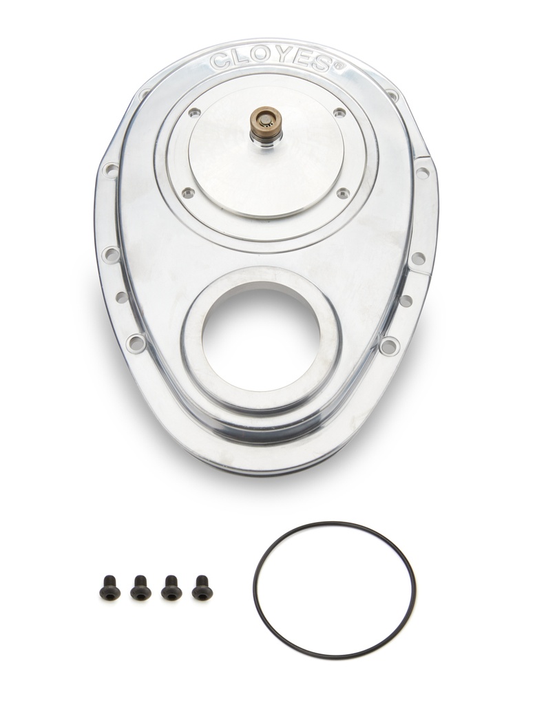 [CLO9-226] Cloyes - Aluminum Timing Cover - SBC Rocket Block