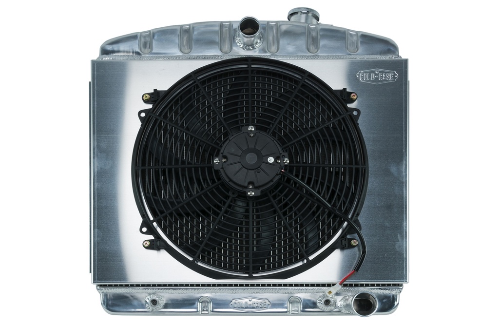 [CCRCHT562AK] Cold Case Radiators - 55-57 Tri-5 Chevy Radiator & 16in Fan Kit