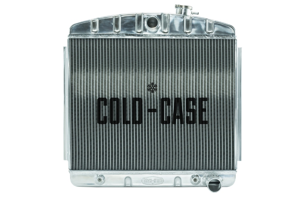 [CCRCHT563A] Cold Case Radiators - 55-56 Tri-5 Chevy Radiator 6 Cyl (Front Mount)