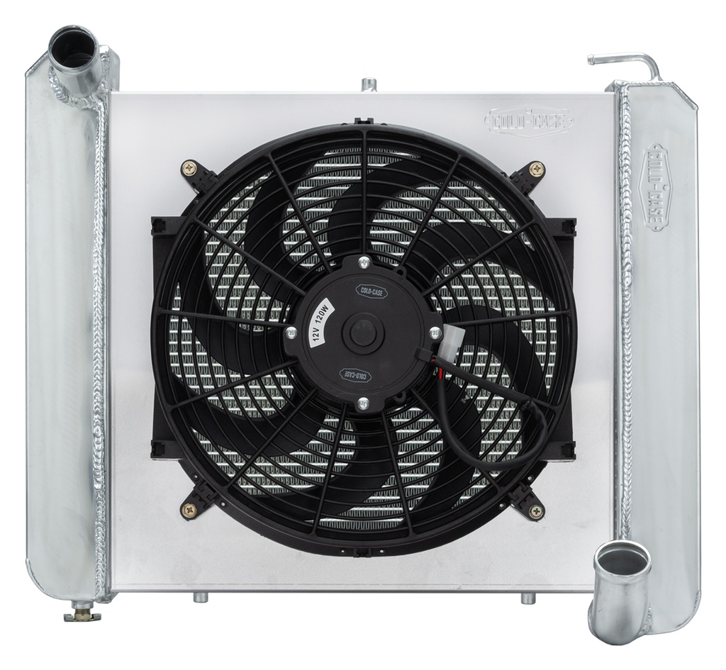 [CCRCHV711K] Cold Case Radiators - 61-62 Corvette Radiator W/ 16In Fan Kit