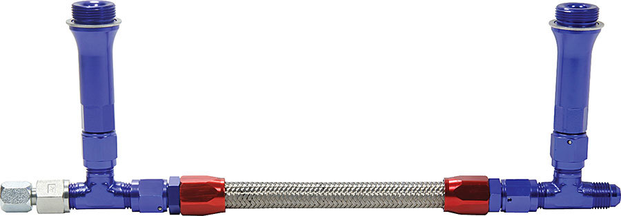 Allstar Performance - Fuel Line Kit 9-5/16in Std Holley -6AN Blue