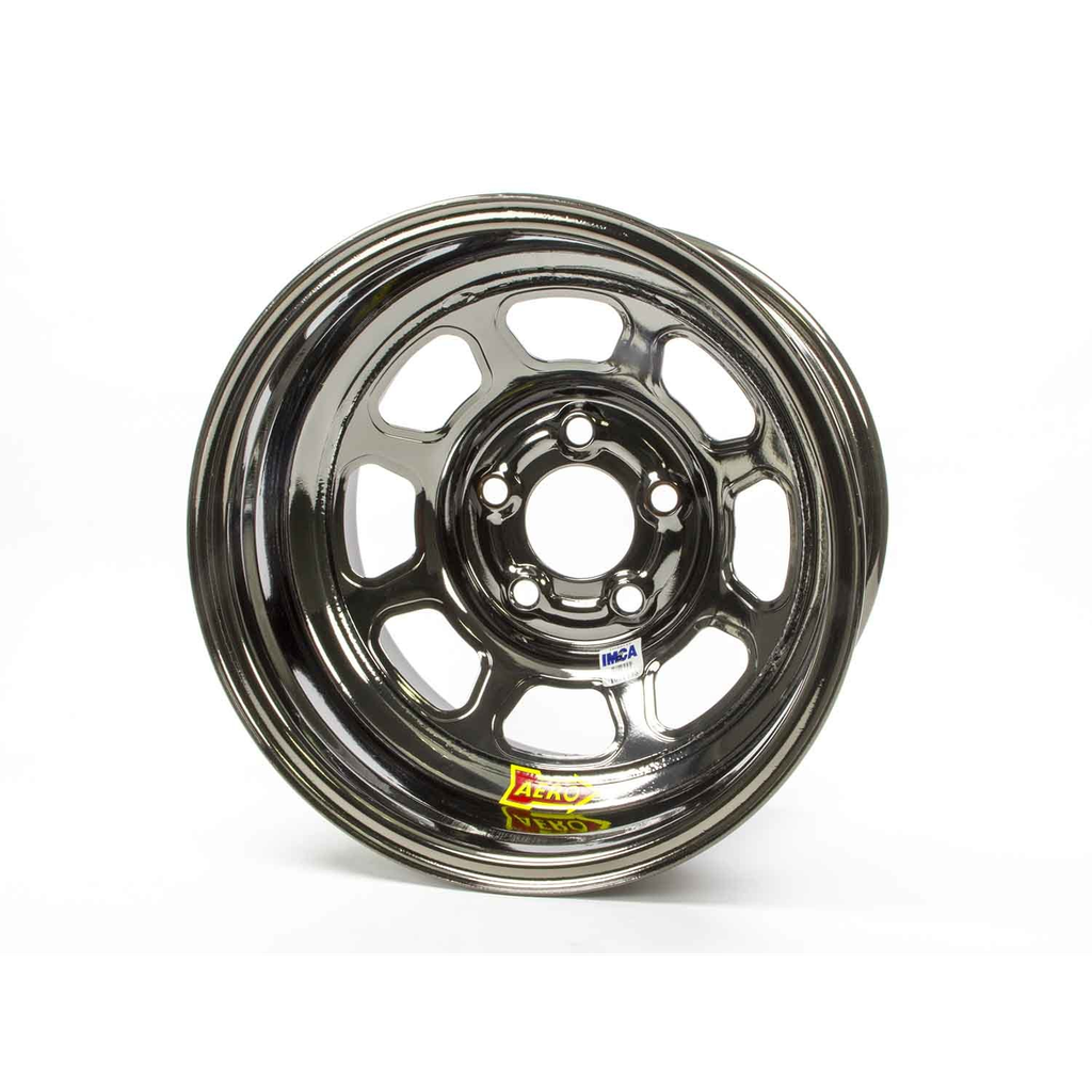 [ARW52-985020BLK] Aero Race Wheels - 15x8 2in 5.00 Black Chrome