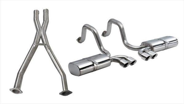 [COR14111CB] Corsa Performance - 2.5in Cat-Back Dual Rear Exit With Twin 3.5in P