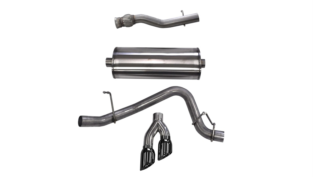 [COR14749BLK] Corsa Performance - Exhaust Cat-Back Cat-Back Single Side E