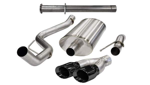 [COR14760BLK] Corsa Performance - Exhaust Cat-Back Single Side E