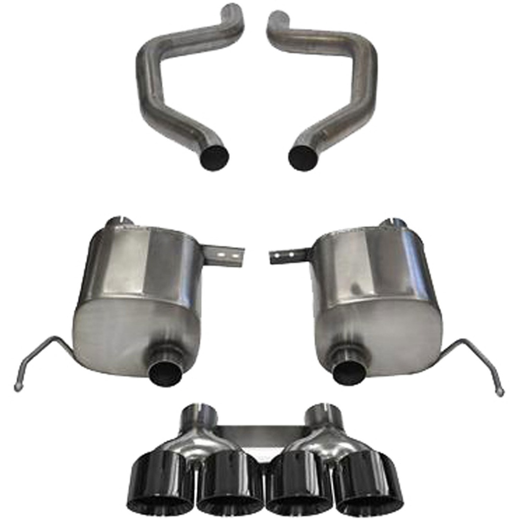 [COR14766BLK] Corsa Performance - 14- Corvette 6.2L Xtrem Axle Back Exhaust