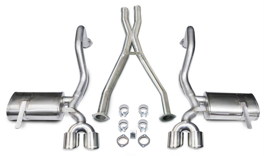 [COR14962] Corsa Performance - Exhaust Cat-Back + X-Pipe - 2.5in Cat-Back + X-P