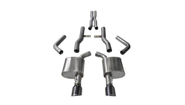 [COR14996BLK] Corsa Performance - Exhaust Cat-Back - 2.76 In Dual Rear Exit