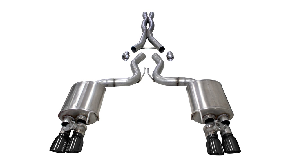 [COR21001BLK] Corsa Performance - Exhaust Cat-Back