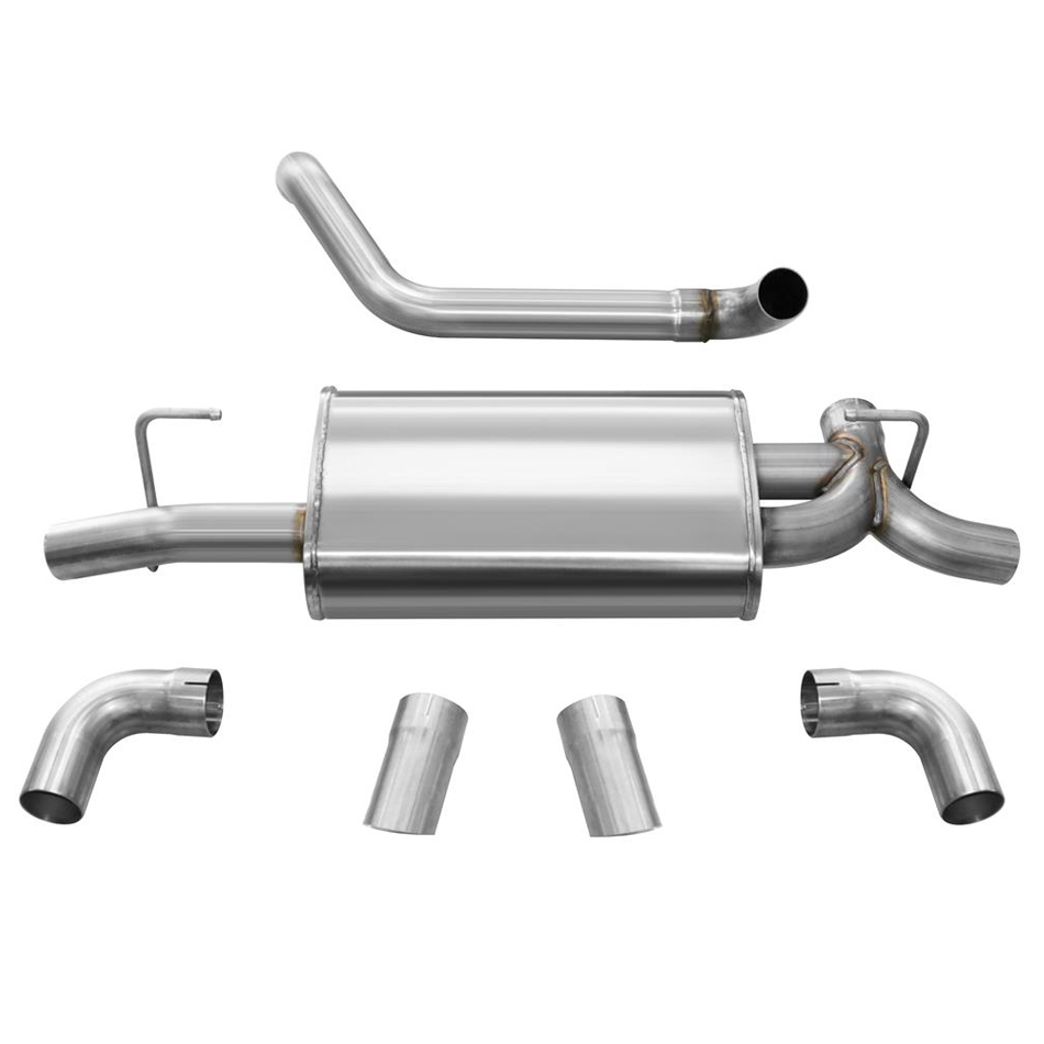 [COR21013] Corsa Performance - 18- Jeep JL 3.6L Axle Back Exhaust w/Turndown