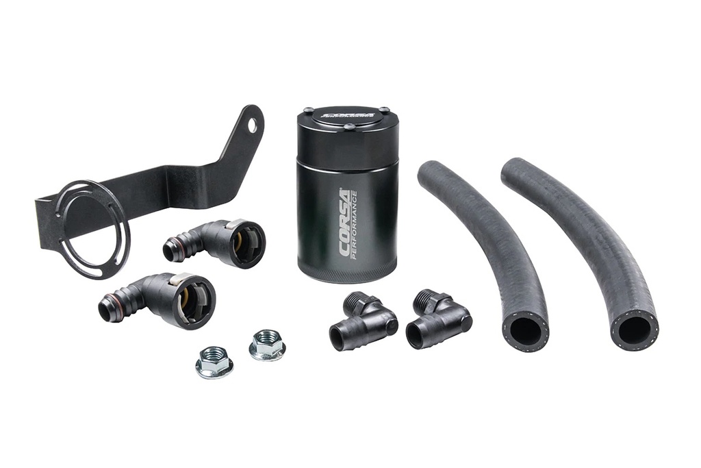 Corsa Performance - 15- Dodge Charger 6.2L Catch Can