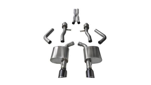 [COR14995BLK] Corsa Performance - Exhaust Cat-Back - 2.75 In Dual Rear Exit