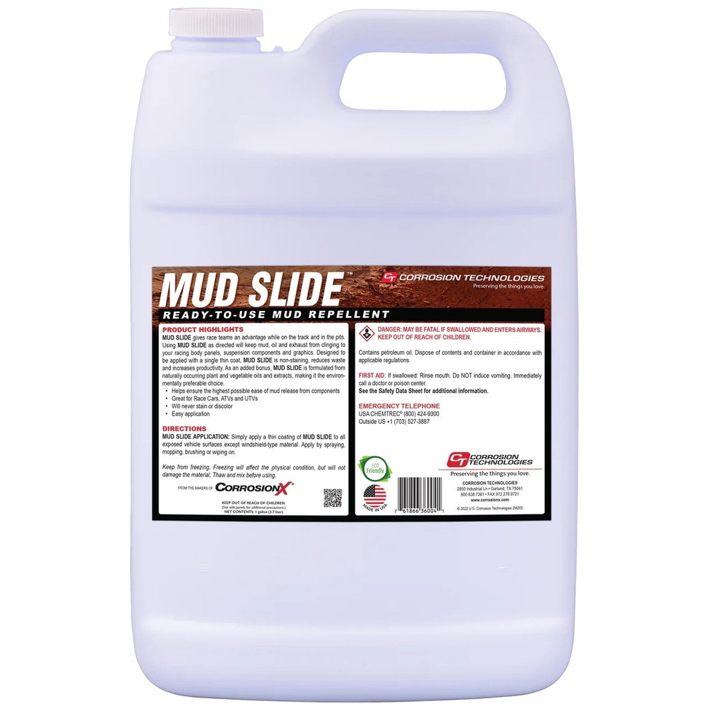 [CNX36004-X4] Corrosion Technologies - Mud Slide 1 Gallon Jug Case Of 4