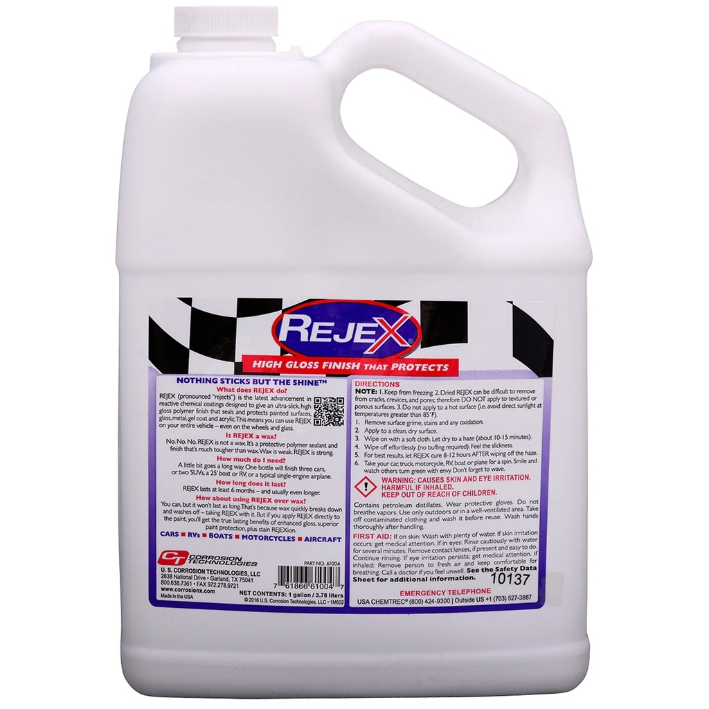 [CNX61004-X4] Corrosion Technologies - Rejex 1 Gallon Jug Case Of 4