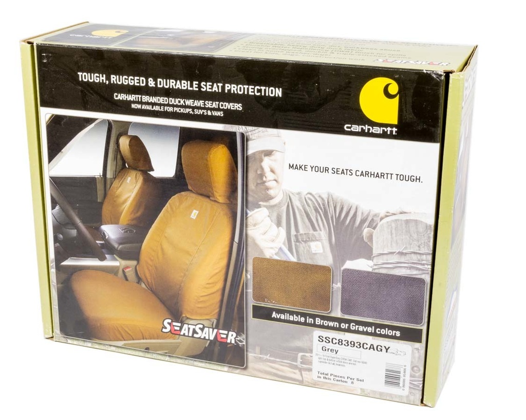 [COVSSC8393CAGY] Covercraft - Carhartt Seat Saver Gray 2nd Row 11-16 Ford F250