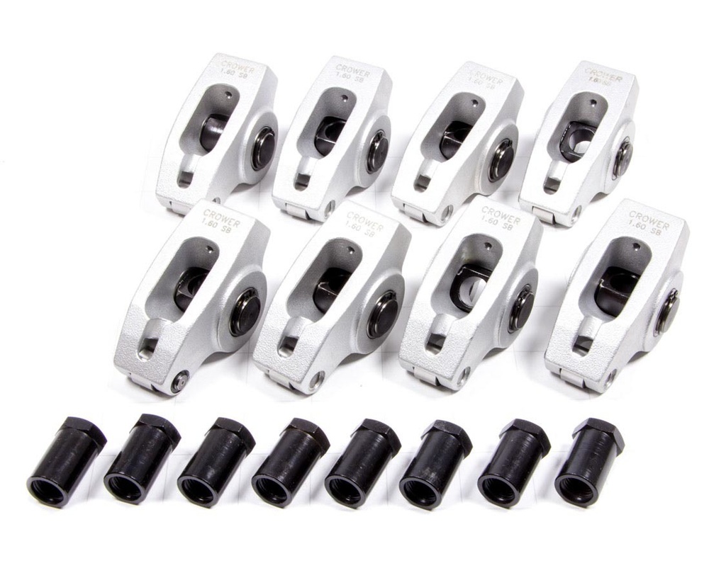 [CRO73641-8] Crower - Rocker Arms - SBC 1.6 Ratio 7/16 Stud