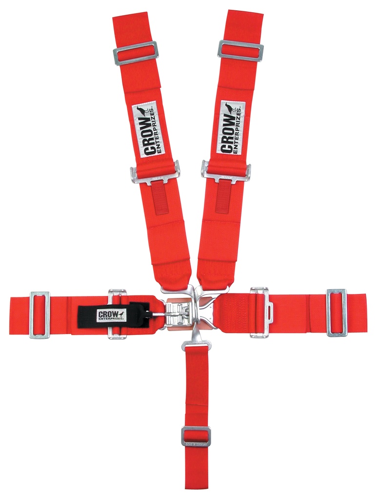 Crow Safety Gear - 5-Pt Harness Small Latch Rd Wrap Around Pull Down